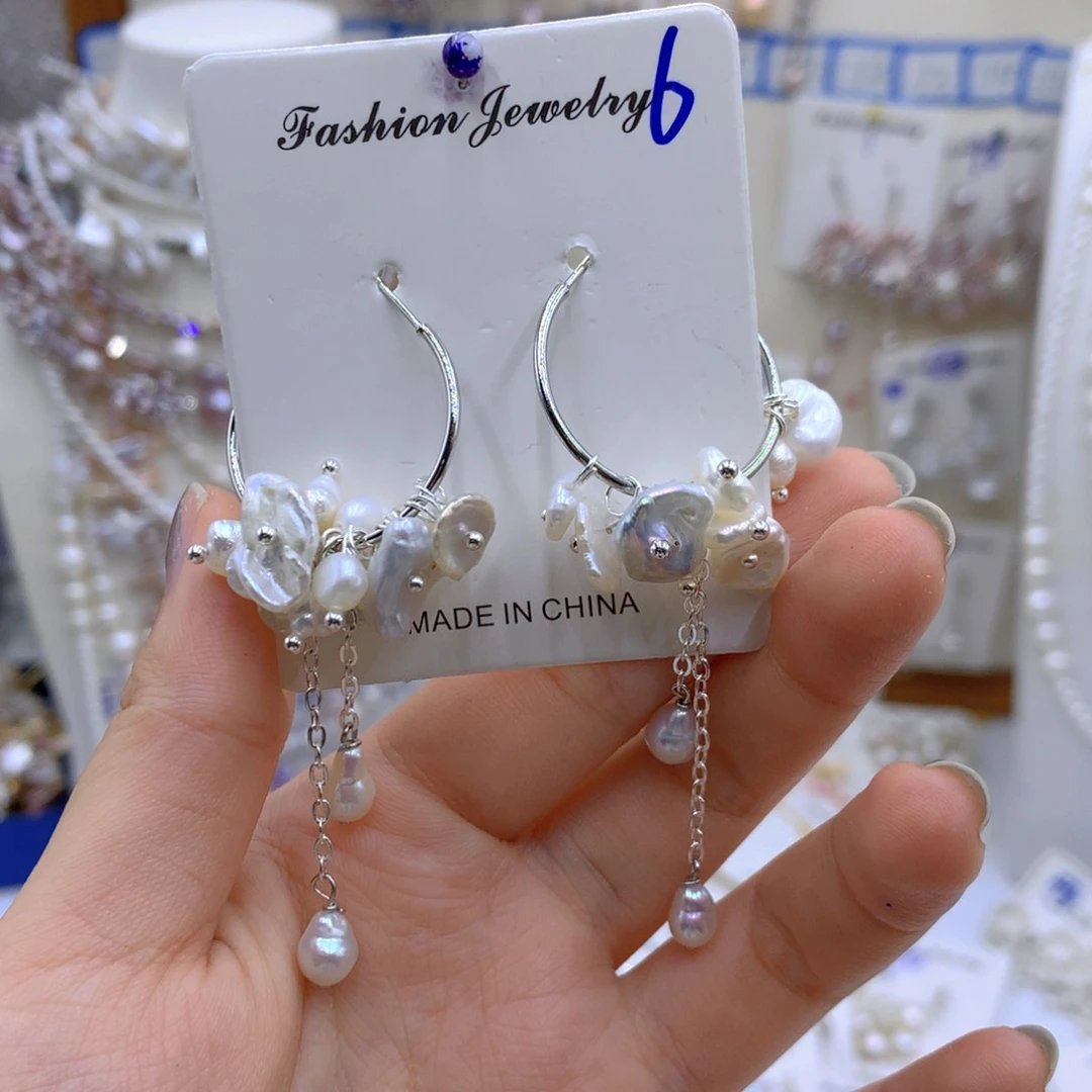 淡水珍珠颈饰银S925镶嵌