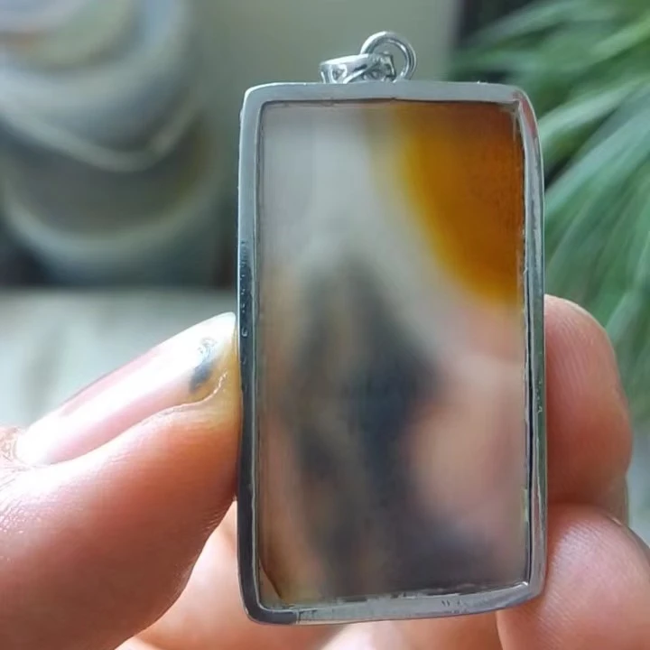 非金属大理石吊坠 饰品项坠男款女款通用款