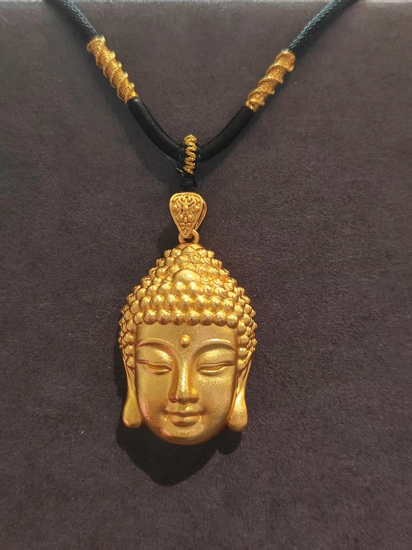 爆款精工雕刻佛头吊坠B11