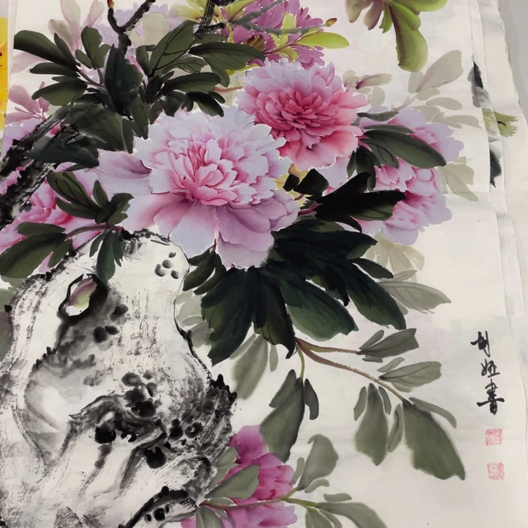 国画胡亚老师绘画