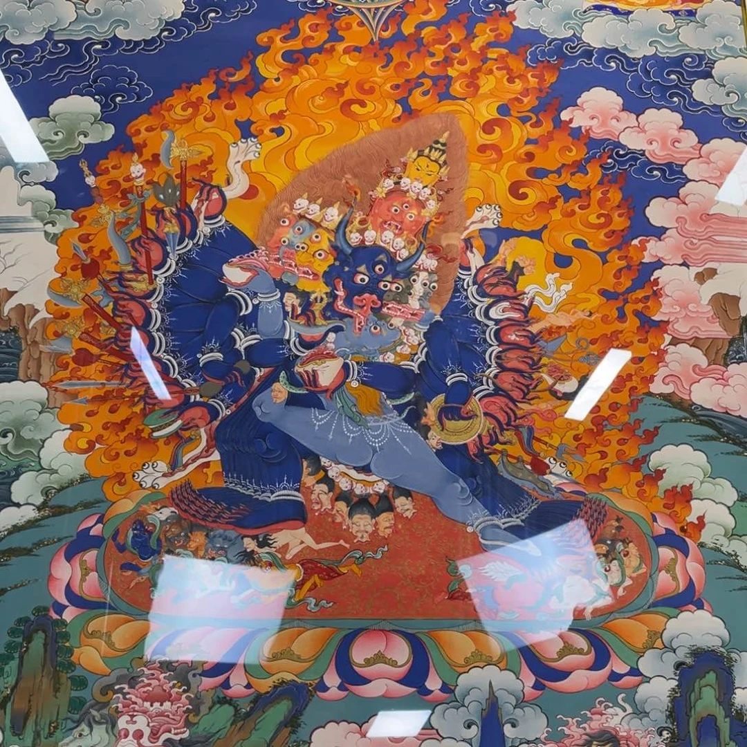 装裱画鐵*热贡纯手绘唐卡