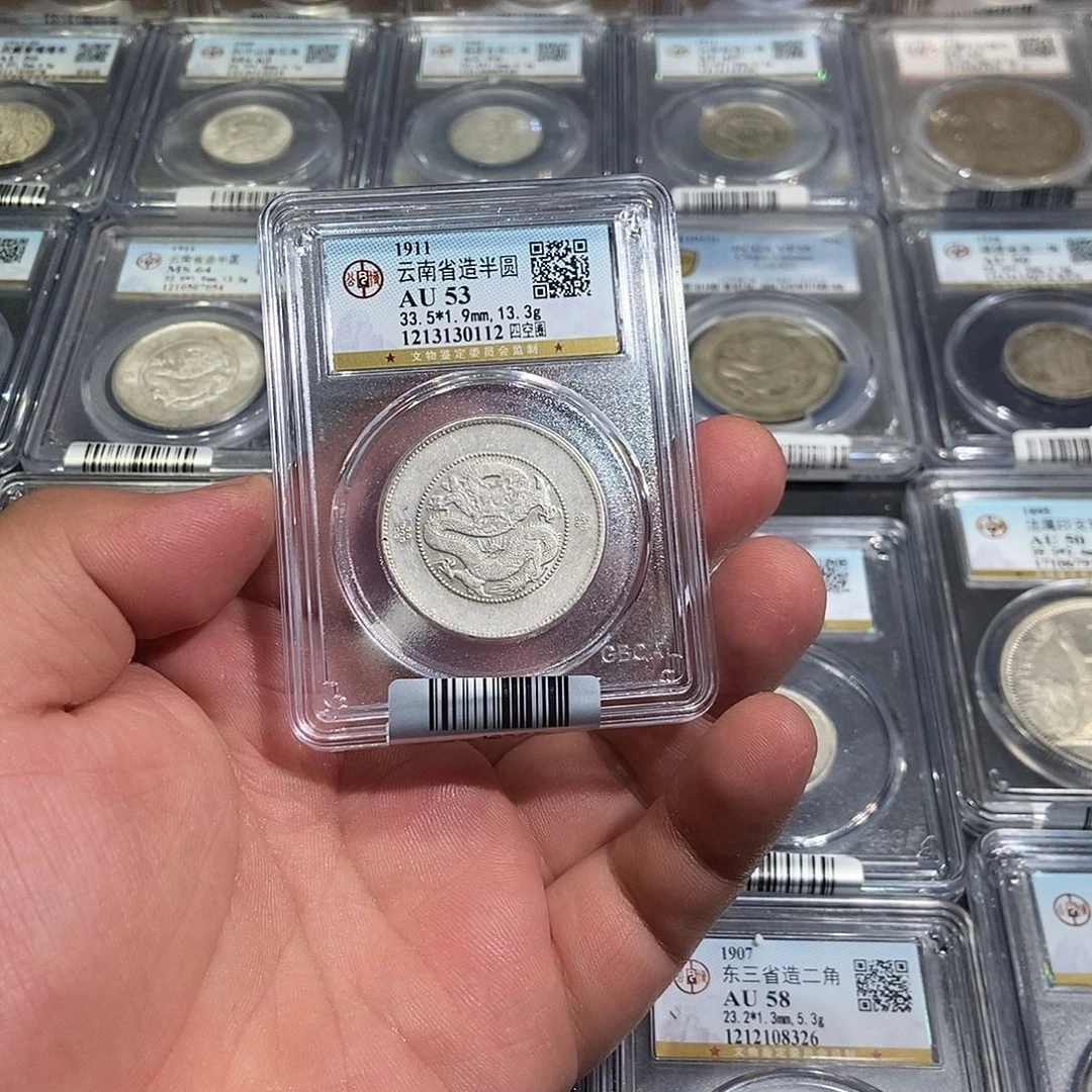 银自*大头云南半圆龙一枚0112