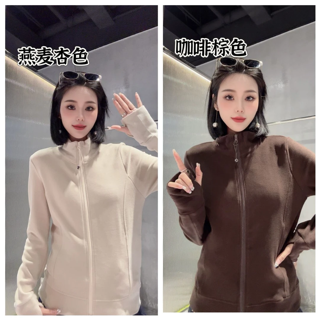 【寒泽自制】欧货小蛮腰立领开衫外套80838-xx