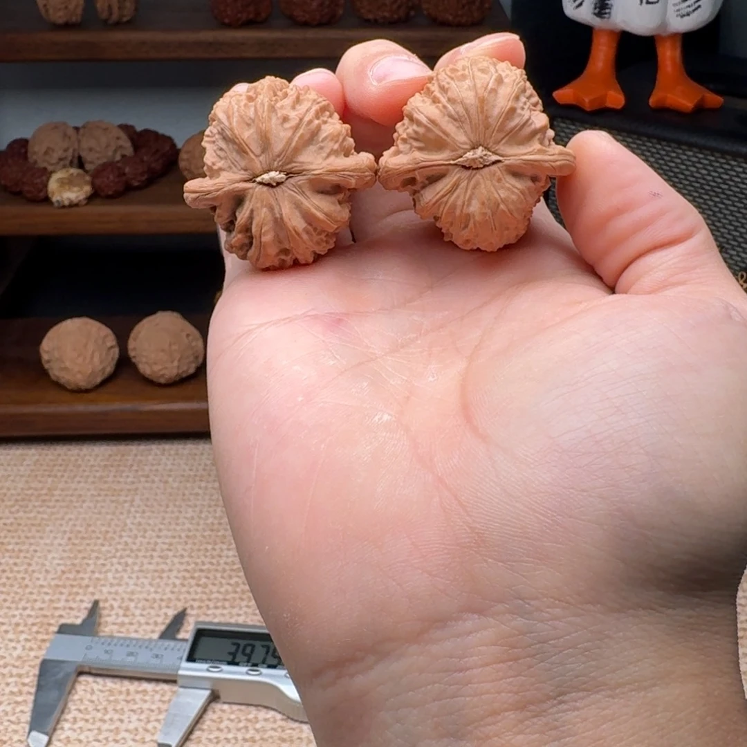 文玩核桃把件差****つ39070闷白