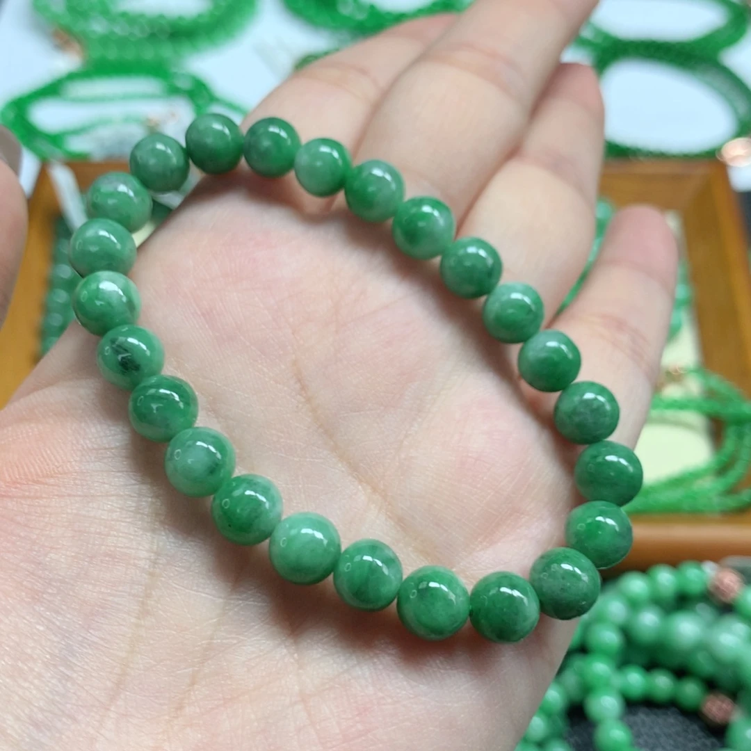 未镶嵌手链翡翠翡翠