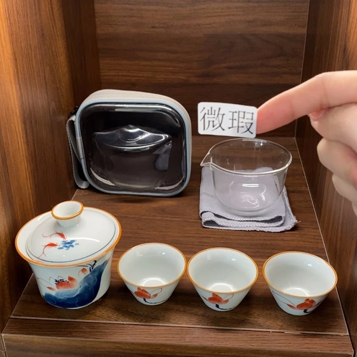 釉下老陶泥手工绘制