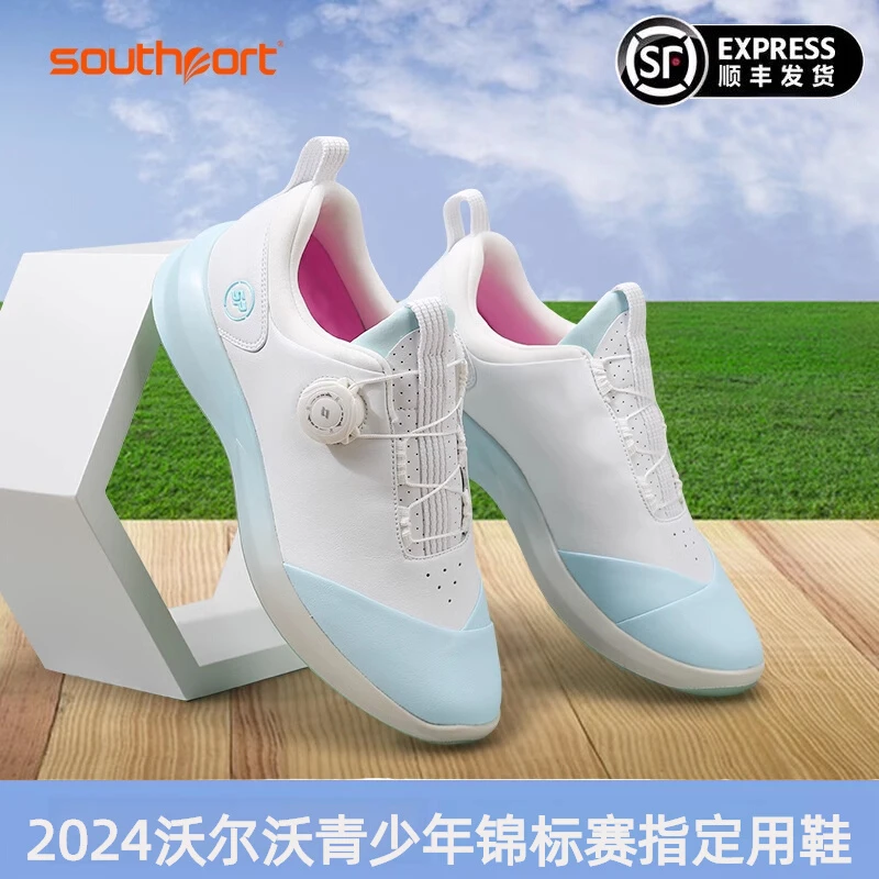 Southport 高尔夫球鞋女鞋防水透气旋钮鞋休闲百搭无钉