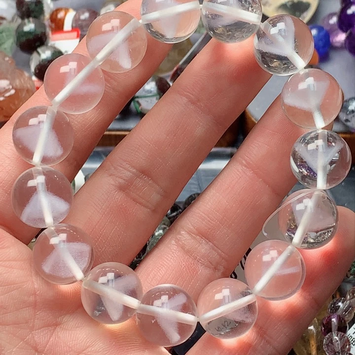水晶手串未镶嵌天然