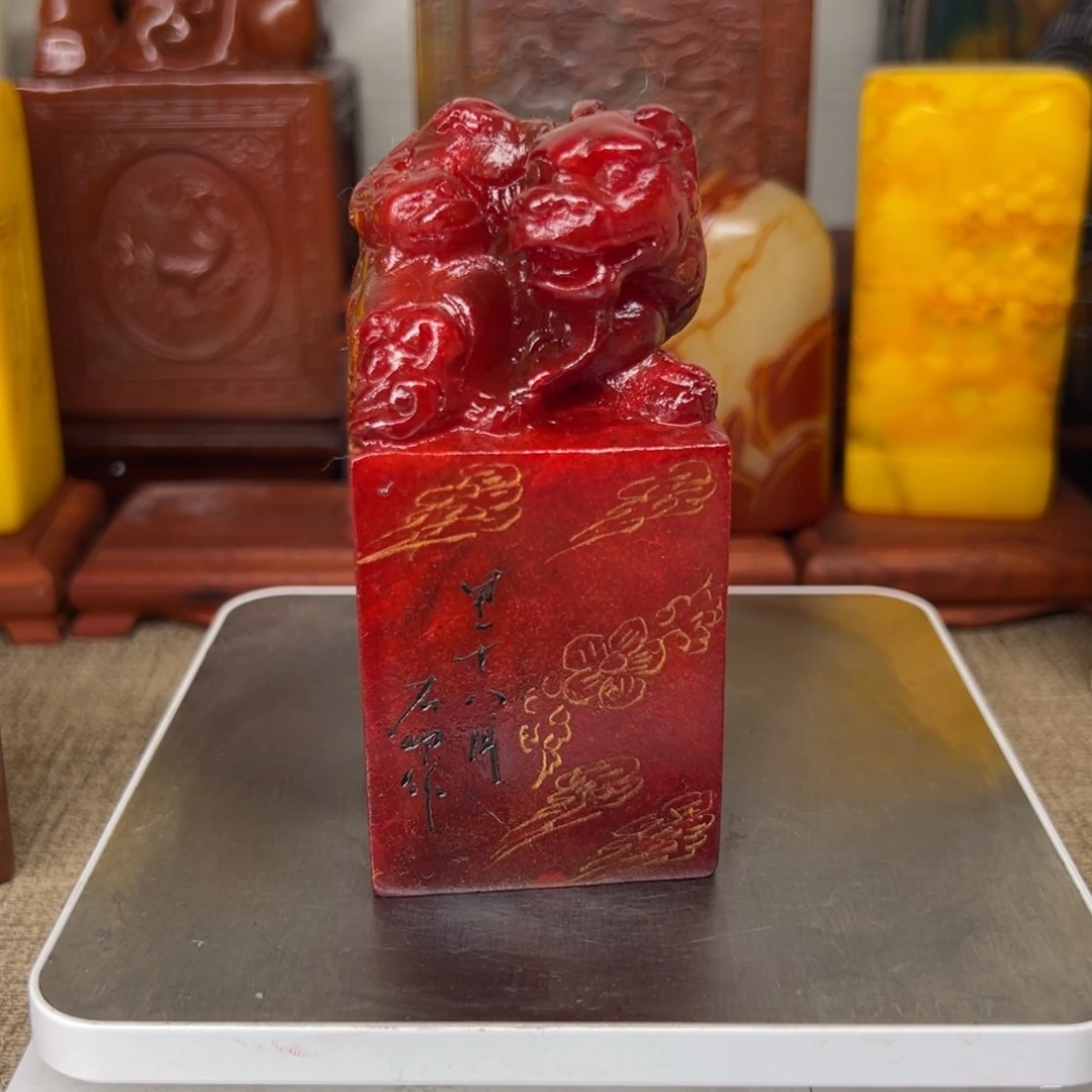 寿山石印石爱****戒精品印章