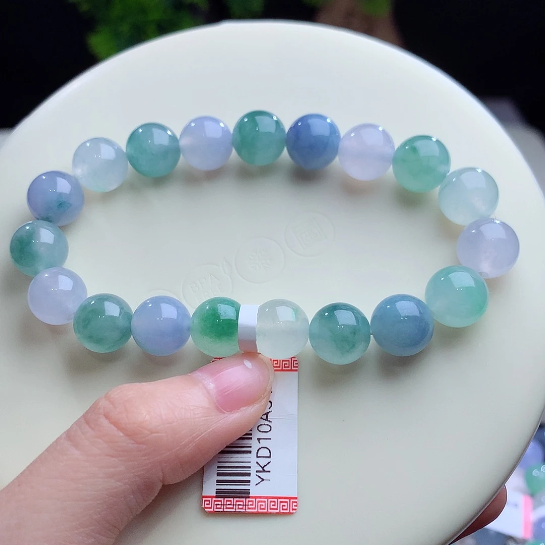 翡翠未镶嵌手串卡10