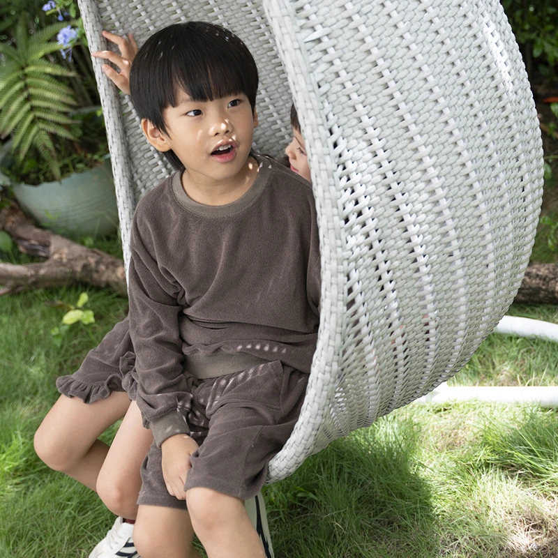 男童卫衣春秋基础款女童套装新款儿童长袖秋装m167