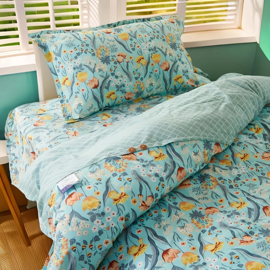 【微瑕拼接被套】百分百纯棉单人宿舍被罩1.5*2米