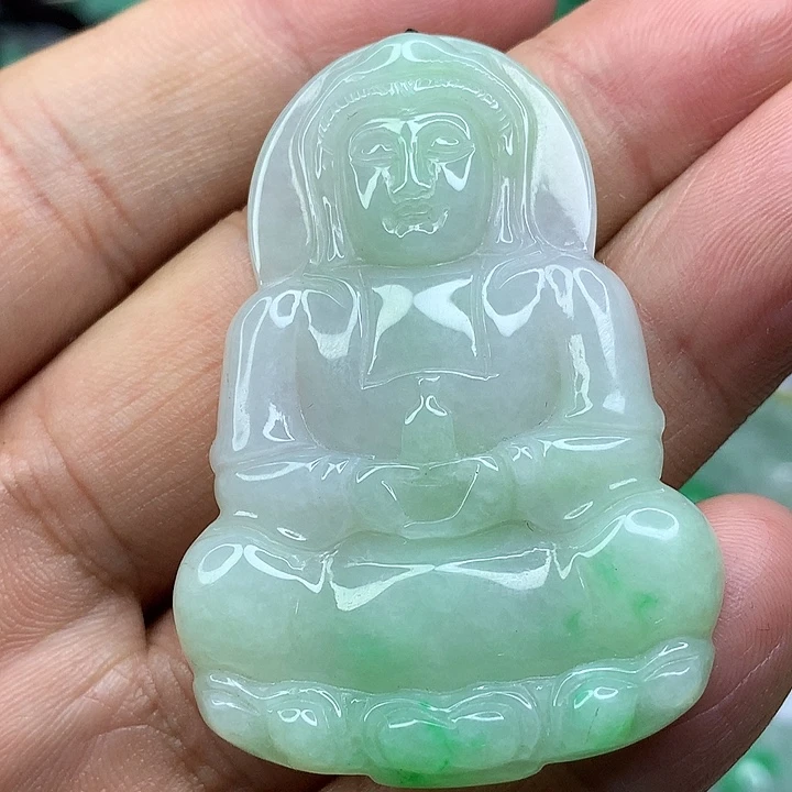 翡翠未镶嵌吊坠(赠链)夏***瓜