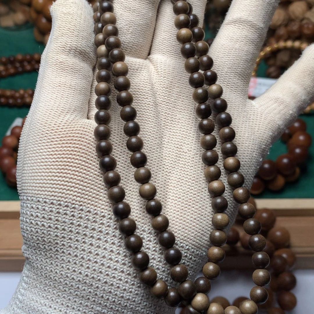 檀香木手串/手链老山檀香0.6阴沉