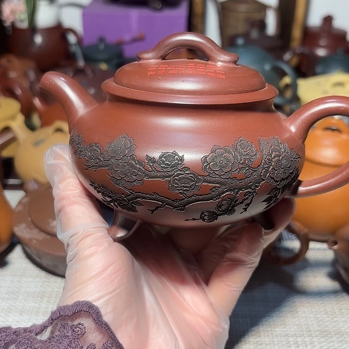 茶壶紫砂原矿宜兴紫砂微瑕