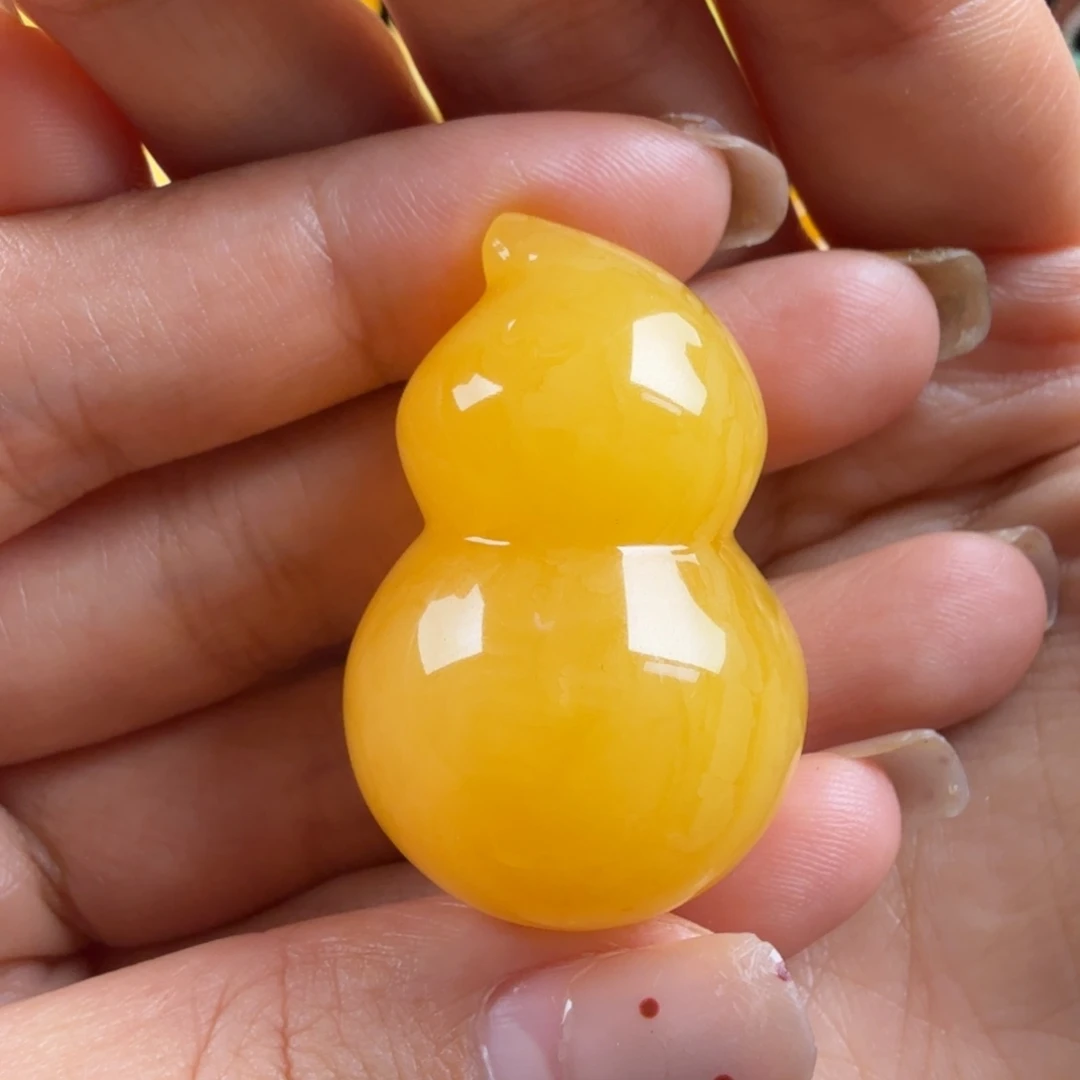 琥珀未镶嵌颈饰纯天然琥珀蜜蜡