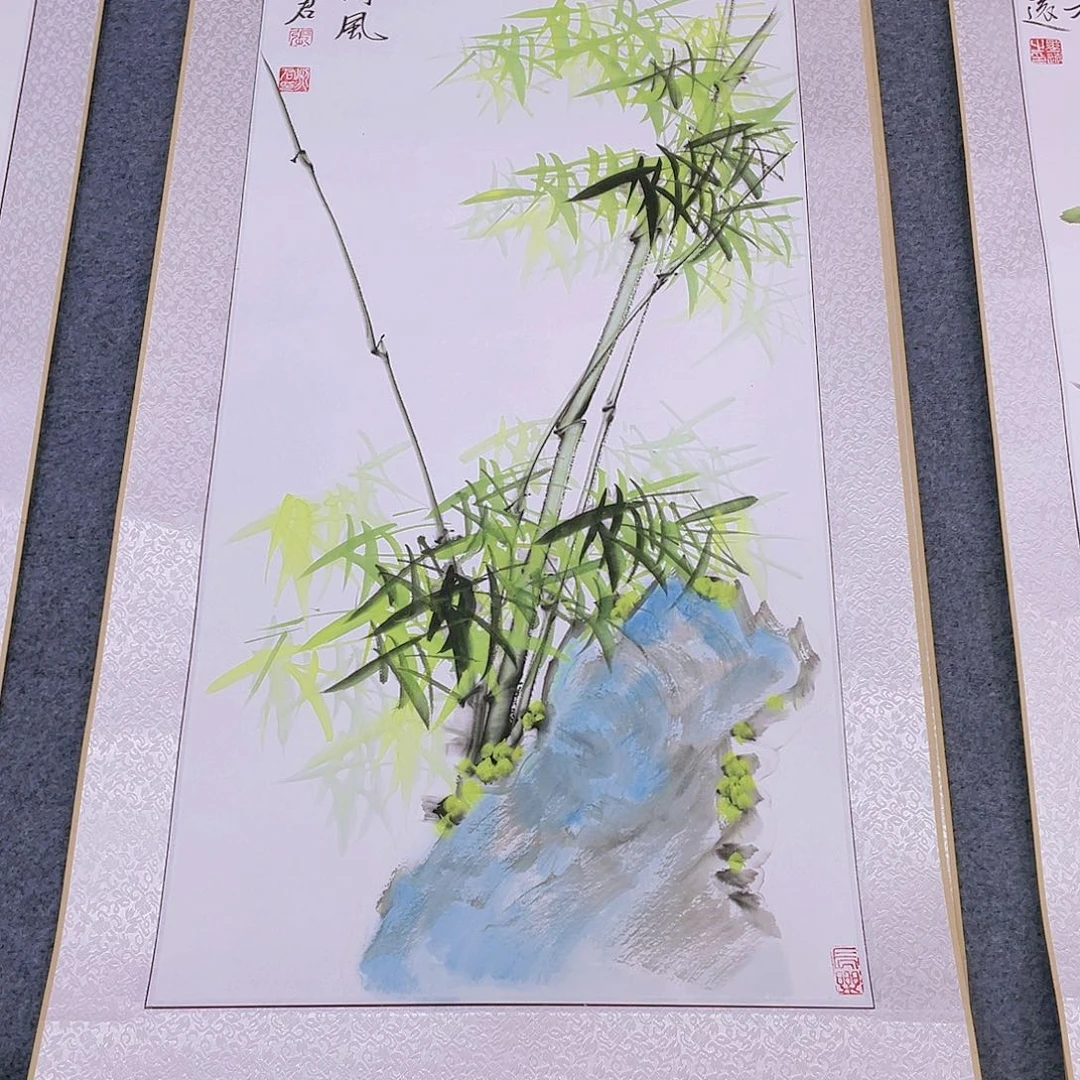 国画手绘作品的制作