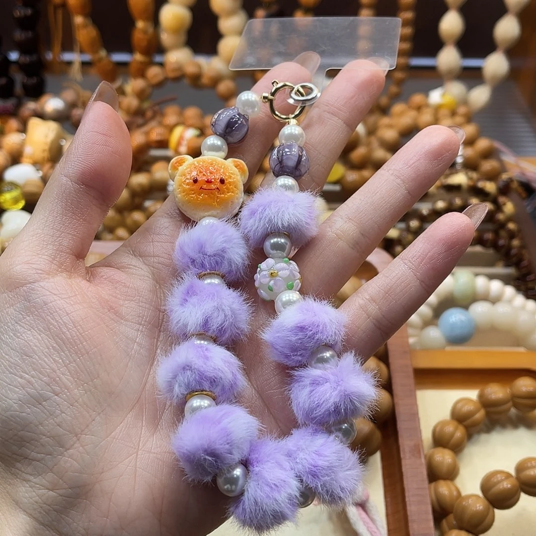 手串/手链菩提紫色手机挂