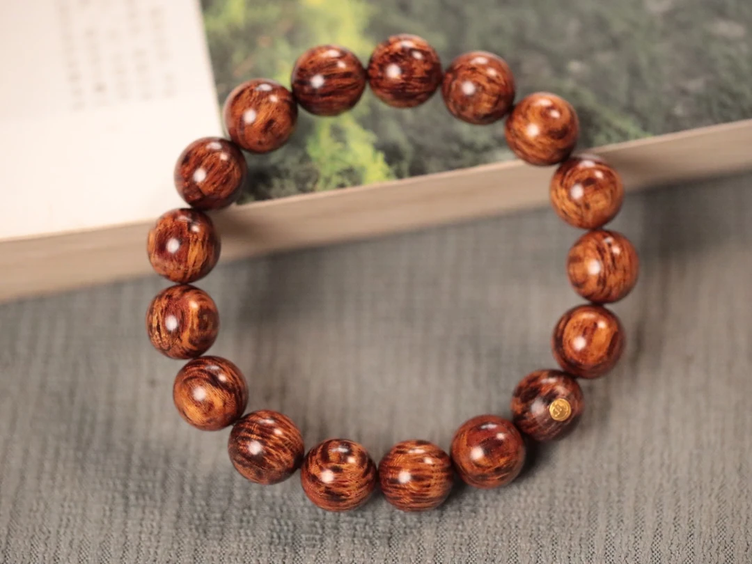 降真香 红降1.2cm单圈手串【带标】