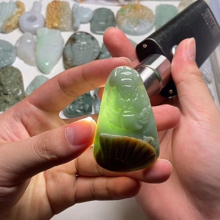 颈饰未镶嵌翡翠钟馗33