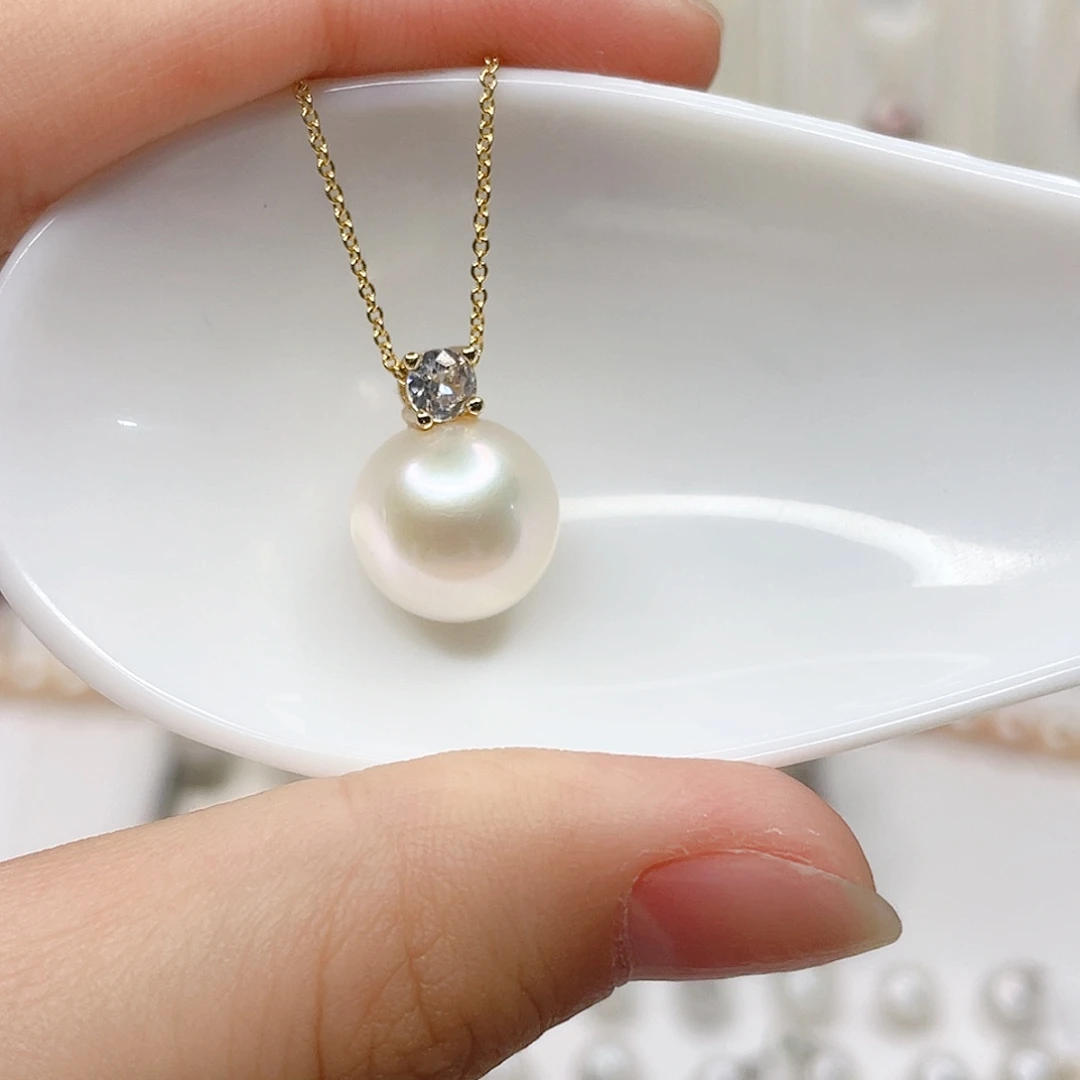 淡水珍珠吊坠(赠链)合金