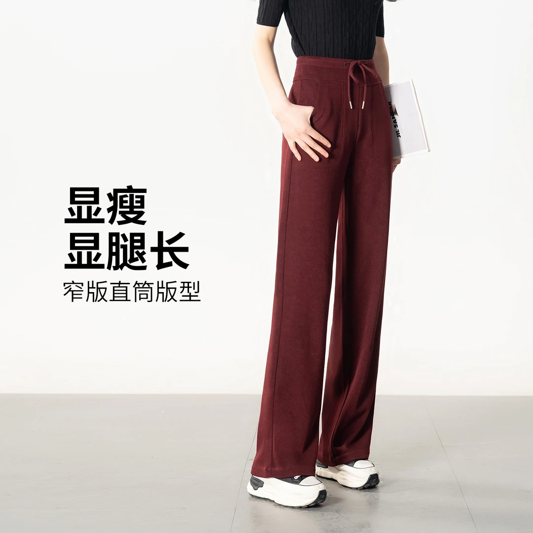【清货】韩版气质百搭设计感高腰直筒裤CC5286 裤长101-103敏