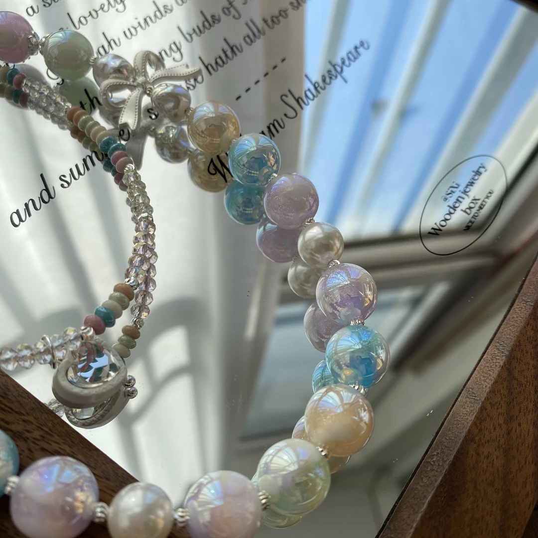 2752马卡龙双链小众原创手机链