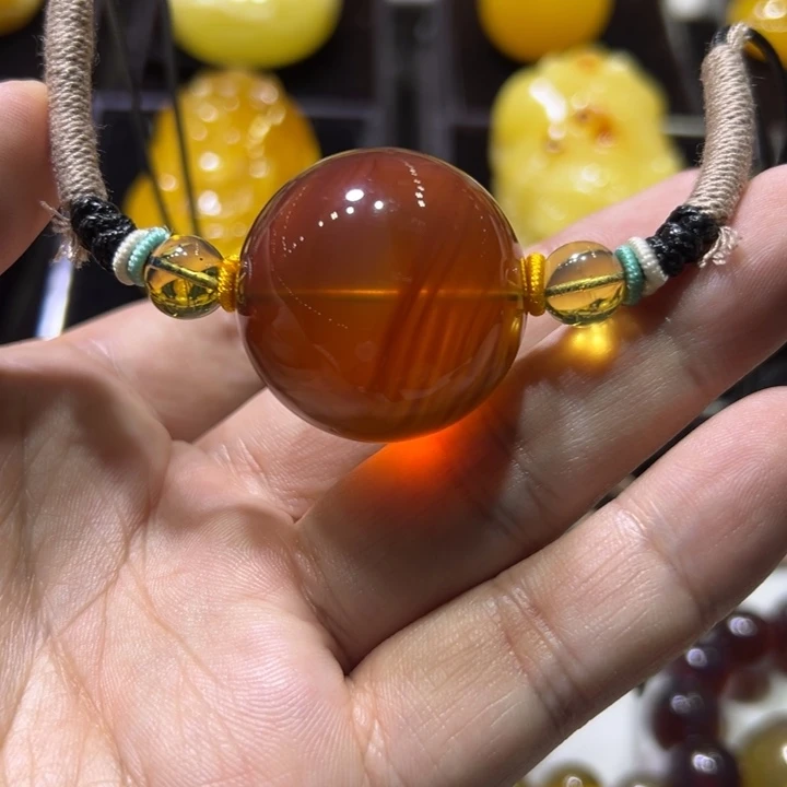 未镶嵌颈饰琥珀琥珀吊坠30mm