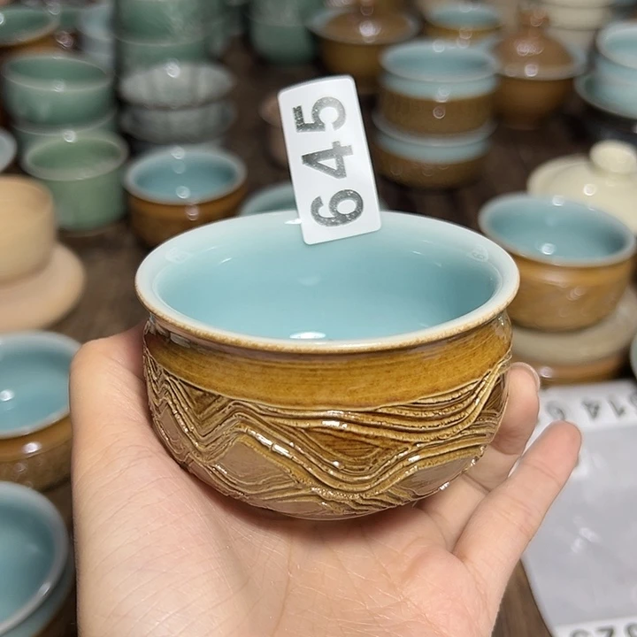 云间青瓷龙泉小米茶器