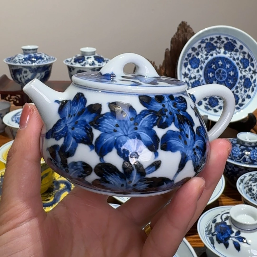 摆件景德镇雯华堂茶壶