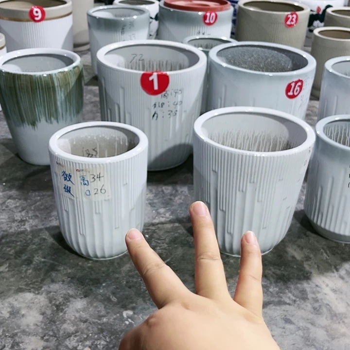 陶瓷花盆包邮包破损