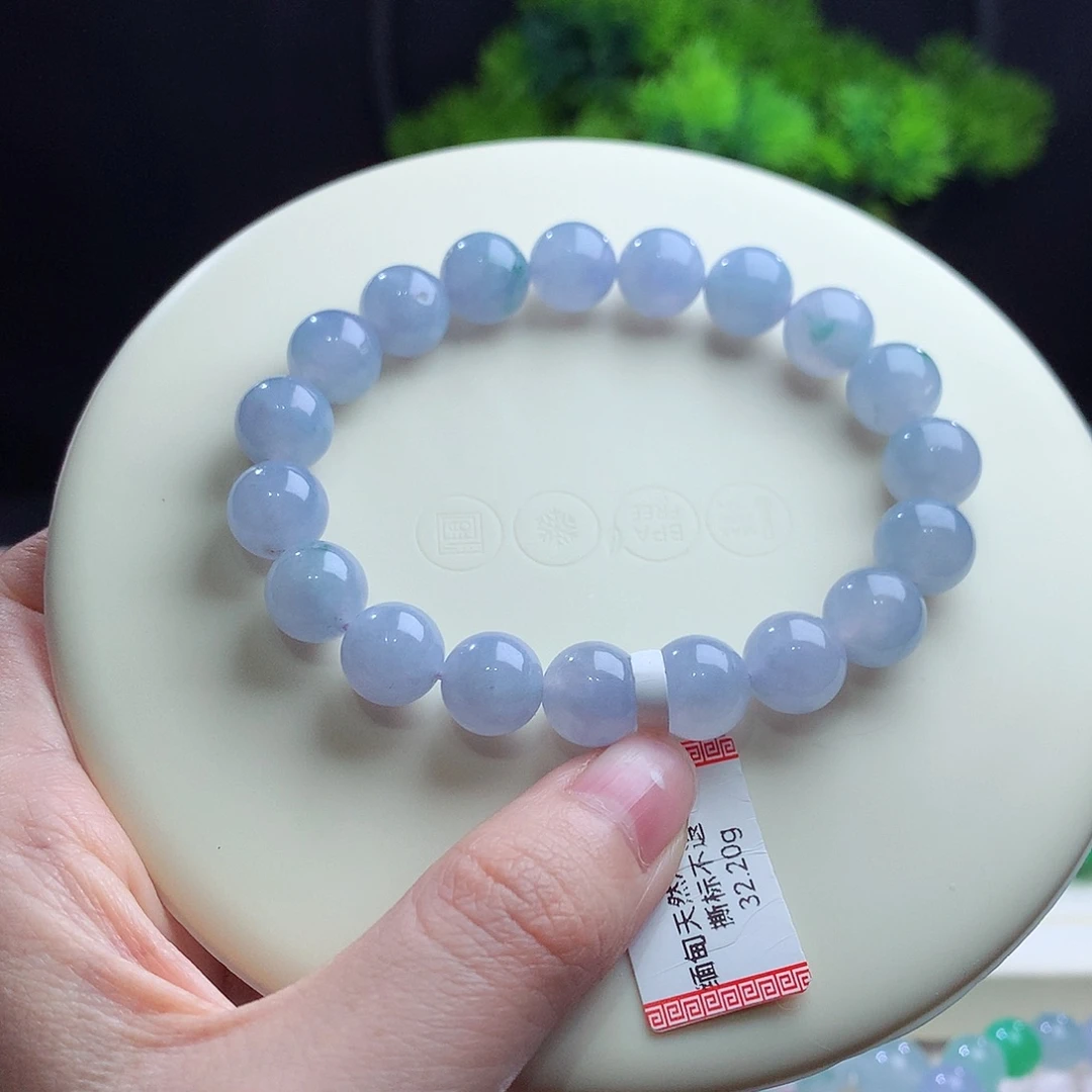 翡翠未镶嵌手串卡10