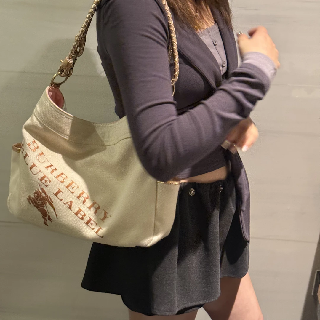 95新 BURBERRY/博柏利 巴宝莉中古斜挎包