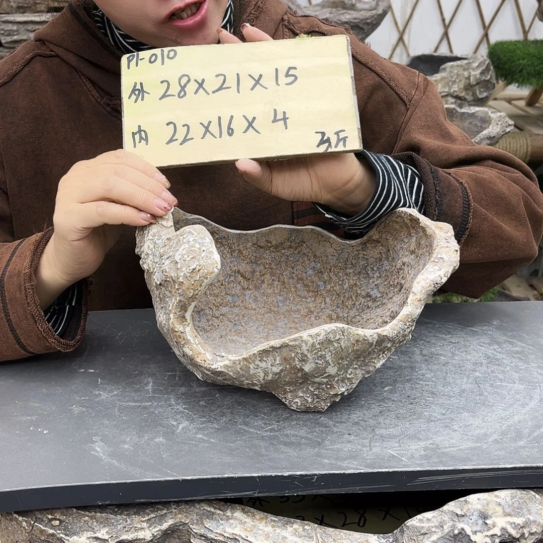 盆景异性花盆鱼缸p1-010