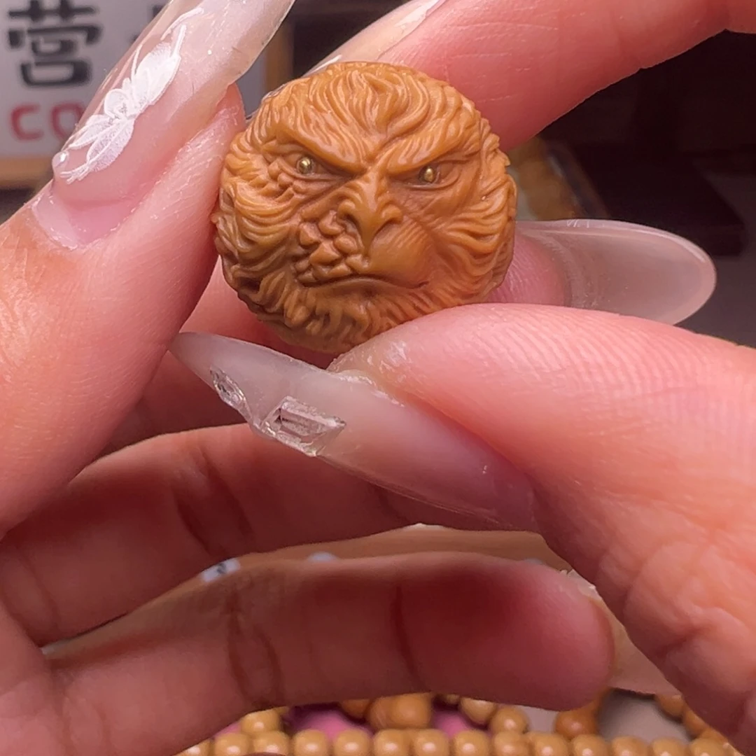 文玩核桃把件镶嵌款黑神话悟空18➕尺寸全品有正常封口线