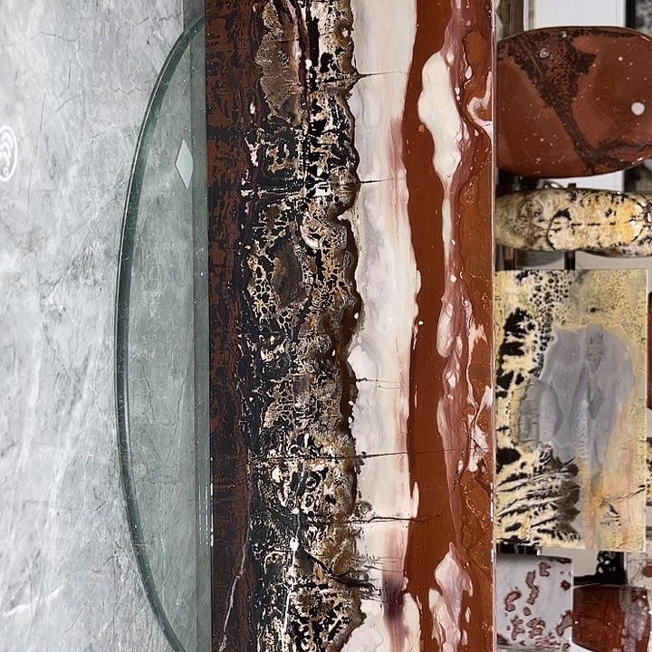 广西石欧**?国画石摆件