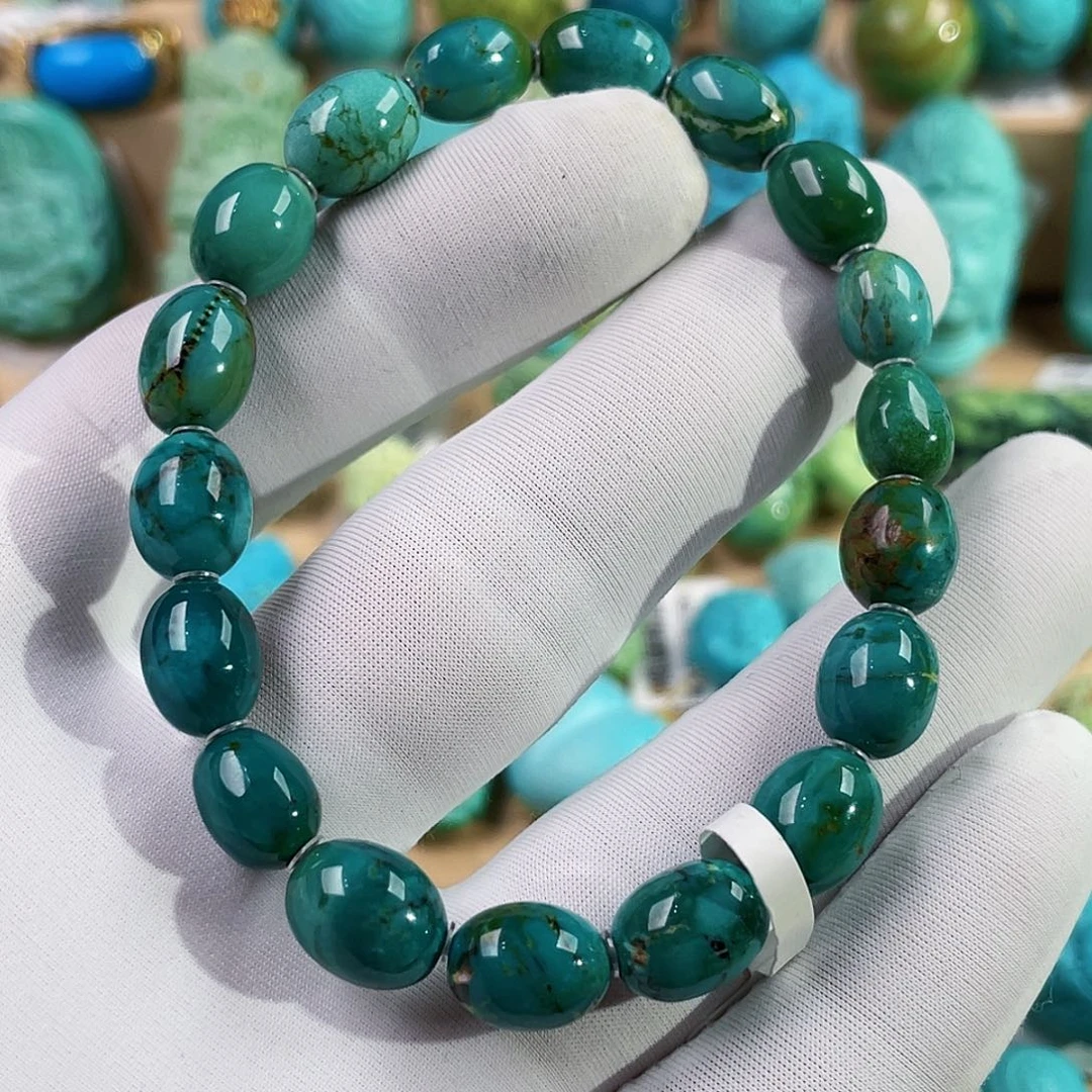 绿松石未镶嵌珠宝奇石8mm