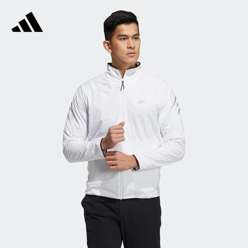 adidas/阿迪达斯 男装春秋款休闲时尚高尔夫运动夹克外套GT3438