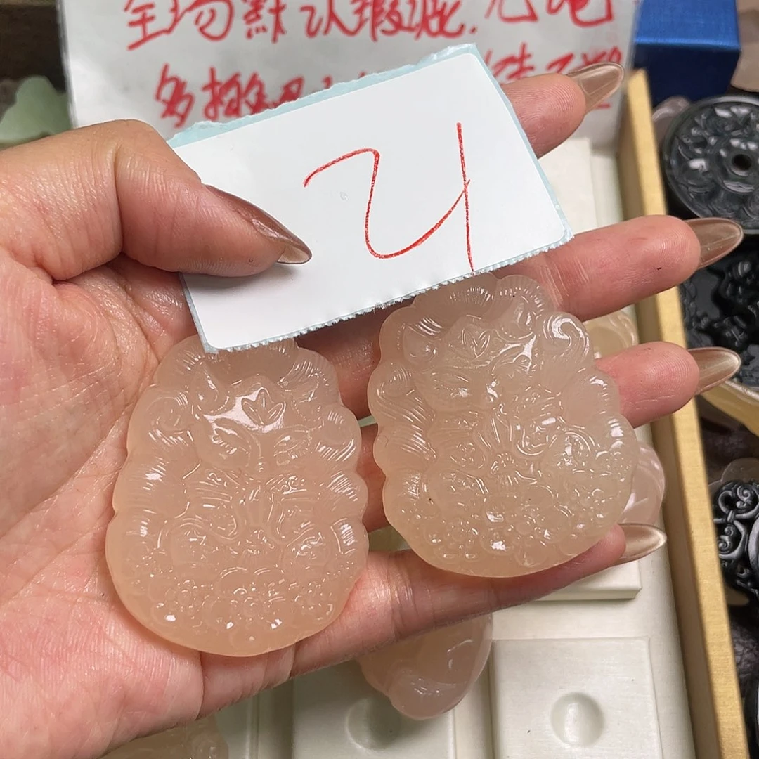 颈饰未镶嵌石英质玉L**.21