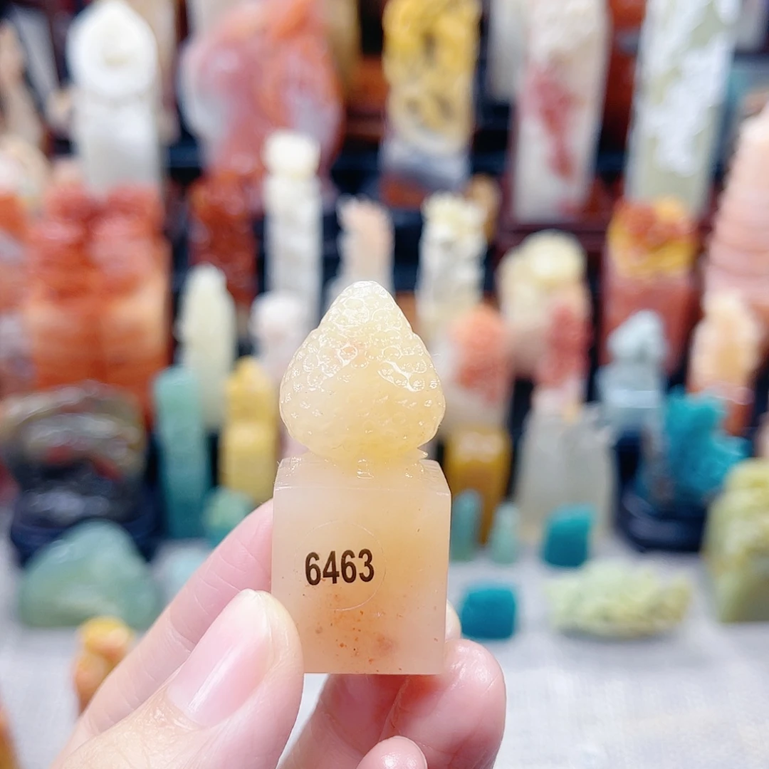 印石昌化石6463包邮包刻