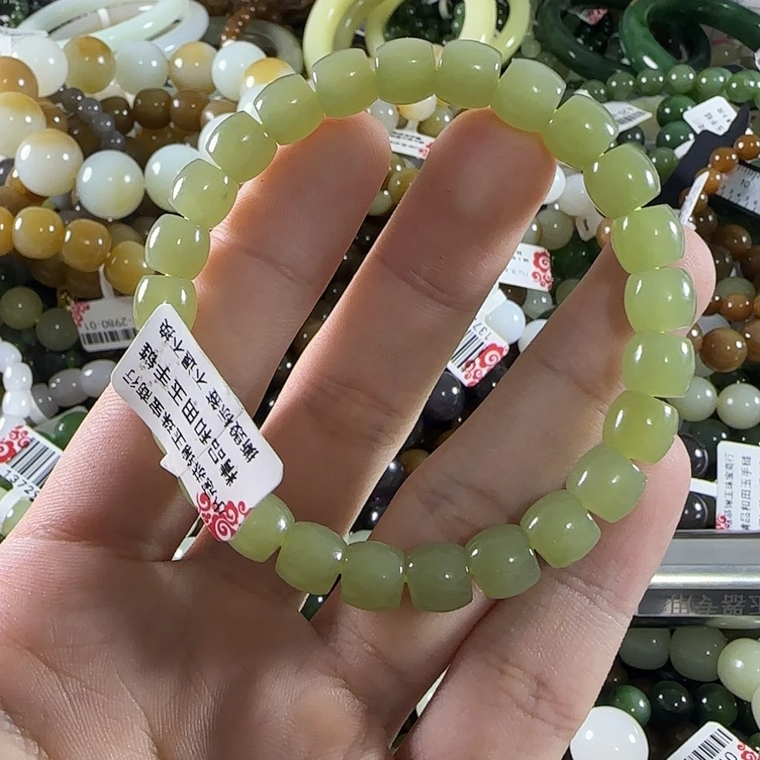 和田玉未镶嵌手链165