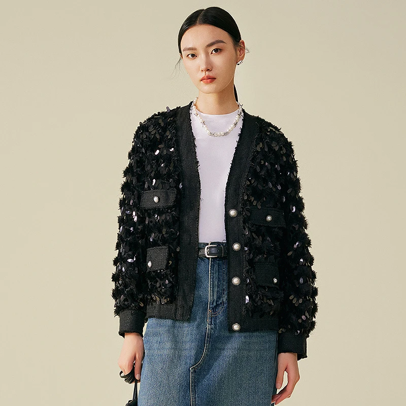 【粉丝专享】MOFAN摩凡冬新款黑色短外套MBW452045