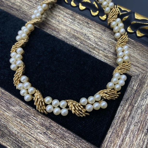 合金项链 LL 中古vintage Trifari翠法丽项链