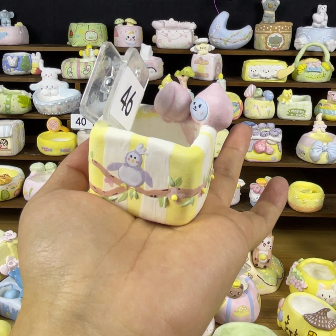 46水蜜桃紫色鹦鹉盆成品