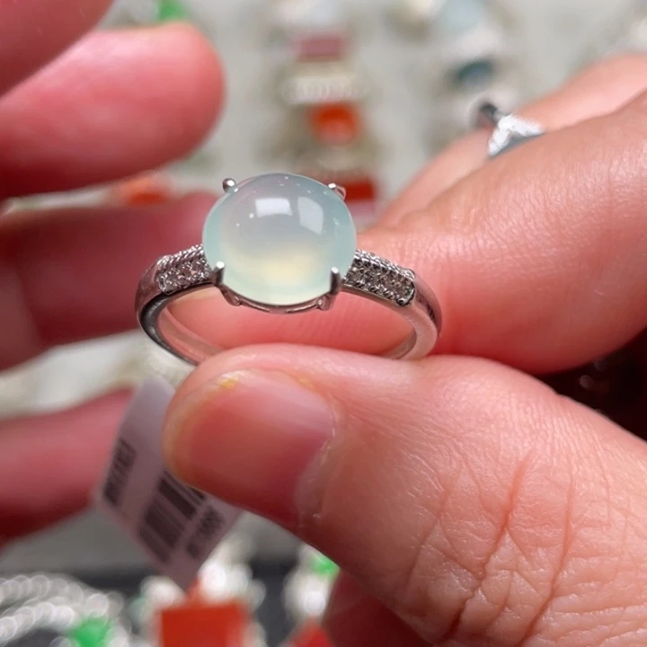 翡翠未镶嵌戒指缅甸天然