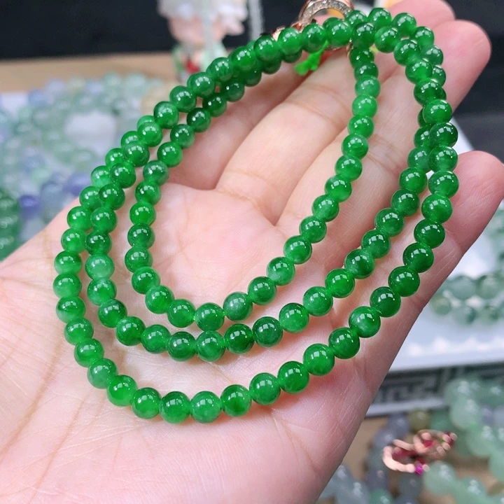 翡翠手链未镶嵌翡翠卡5