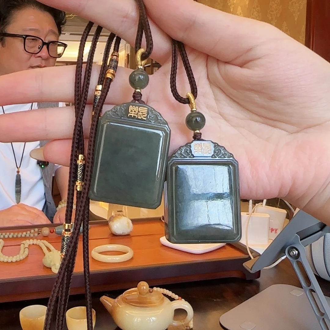 和田玉颈饰未镶嵌多样发1