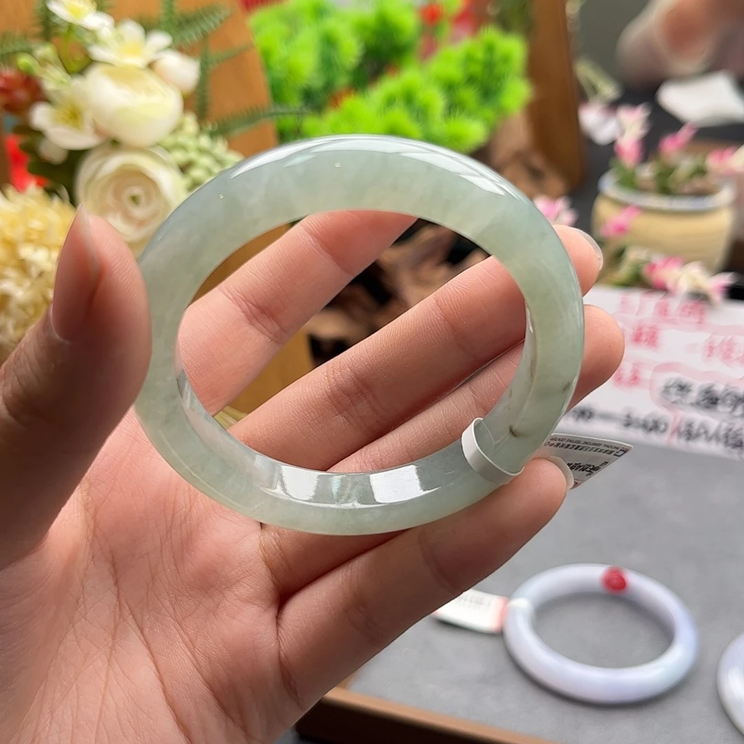 翡翠未镶嵌手镯52-53号43