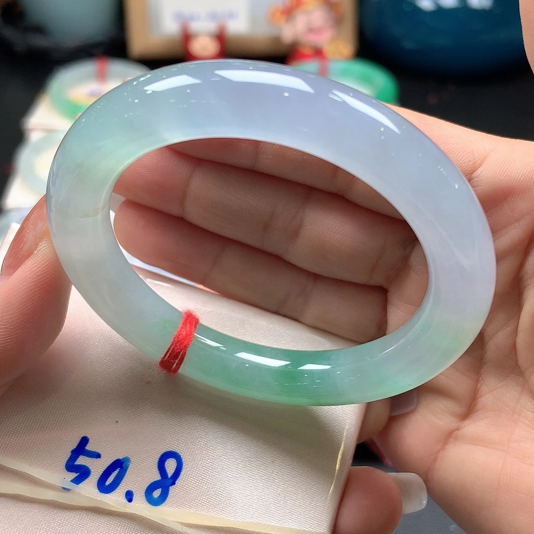 翡翠未镶嵌手镯25号