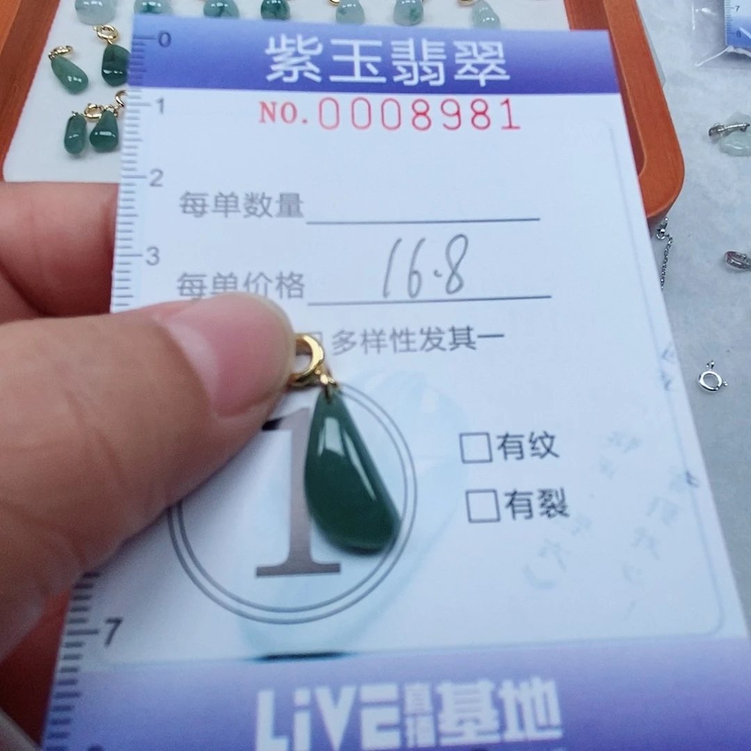 颈饰未镶嵌翡翠冰透随行